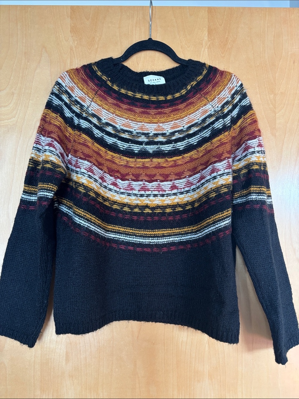 Sezane Fair Isle Sweater
